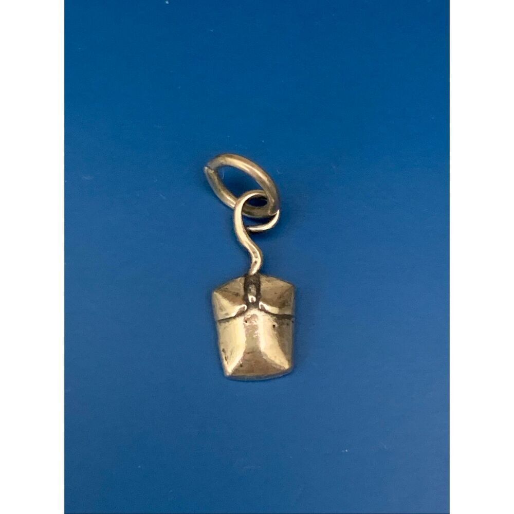 Computer Mouse Sterling Silver Jewelry Charm #computer accessories #technology